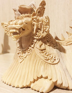 バリ カービング（木彫り） 白檀 バロン：アジアンモダン家具雑貨　プレノズ