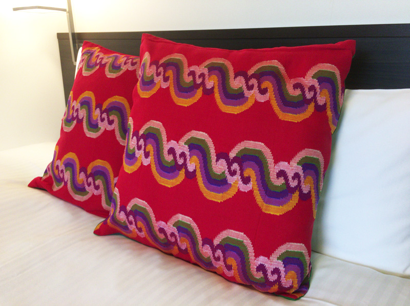 orange cushion cover